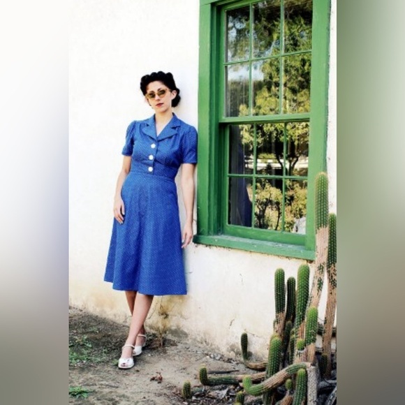 California Looks - Vintage 80s Dress Size 12 - Picture 13 of 13